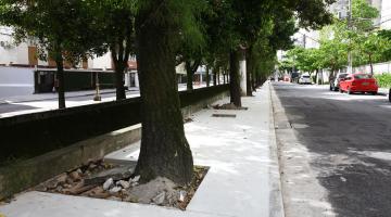 Calçadas no Marapé já apresentam novo padrão