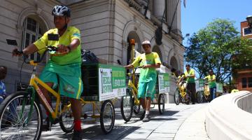 Recicletas, mais uma forma correta de descarte de recicláveis no Centro. Veja galeria de fotos