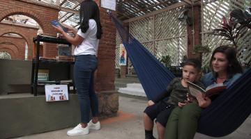 Visitantes ganham espaço de relaxamento e convivência no Orquidário de Santos