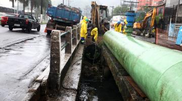 Obras da Nova Entrada de Santos avançam em diferentes trechos 