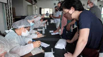 Reabertura de centro de testagem da covid tem mais de 480 atendimentos em Santos