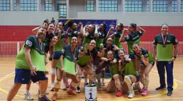 Vôlei feminino nos Jogos Abertos. #Paratodosverem