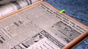 um dos jornais doados #paratodosverem