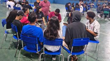 Reunião na Área Continental. #Paratodosverem