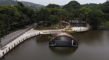 Festa de Natal na Lagoa da Saudade, em Santos, promete atrair grande público no domingo