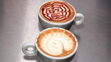 Latte Art encanta visitantes do Festival Santos Café