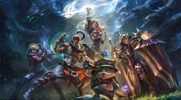 Arte para League of legends. #Pracegover