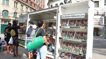 estande na praça #paratodosverem