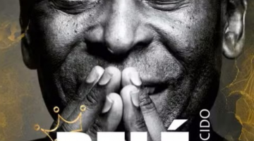 Capa do livro Pelé, o Legado desconhecido. #Paratodosverem