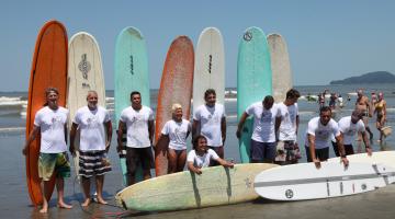 Festival Prancha Oca reúne 300 surfistas no fim de semana em Santos