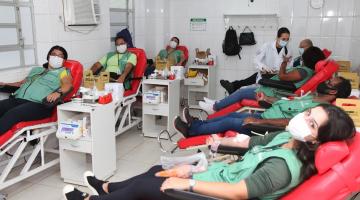 Agentes da rede de saúde de Santos se unem para doação de sangue em hemonúcleo da Santa Casa 