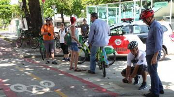 Comissão faz vistoria técnica na ciclovia da orla 