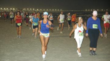 Orla receberá corrida noturna no fim de semana