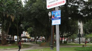placa indicando a zona azul digital #paratodosverem 