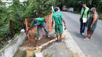  Obras emergenciais de contenção serão  realizadas na Vila Progresso e no Morro Caneleira
