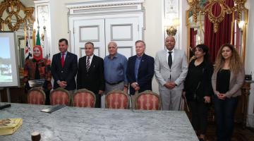Delegação do Egito visita o Paço Municipal
