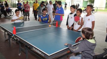 Alunos de escolas de Santos têm vivência no esporte paralímpico