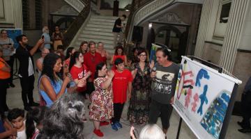 Virada Inclusiva une vivências à arte em exposição no Paço Municipal de Santos