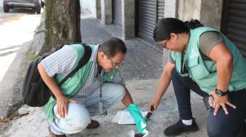 Mutirão contra o Aedes no Macuco, em Santos, já eliminou mais de 100 focos de mosquito