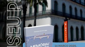 cartaz do lançamento do livro. #Paratodosverem