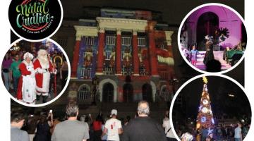 montagem mostra atrações do Natal Criativo #paratodosverem 