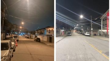 Antes e depois na Rua Major Quintino de Lacerda
