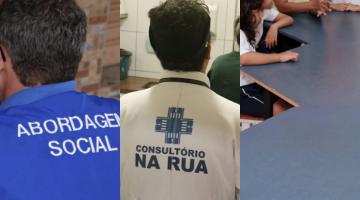 montagem mostra servidores em ação #paratodosverem
