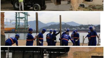 montagem mostra obras em andamento #paratodosverem