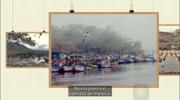 Imagem do videoarte morarnamaré. com barcos sobre a água. #paratodosverem