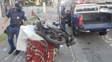 Guarda Civil de Santos recupera motocicleta furtada
