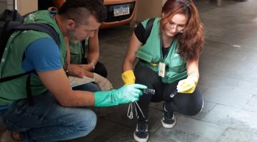 agentes analisam ralo #paratodosverem 