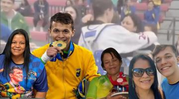 Orgulho e desafios: a vida da mãe do campeão paralímpico de Santos que fez história no taekwondo mundial
