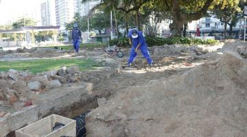 Área em torno de fonte no Boqueirão entra em obras de drenagem 