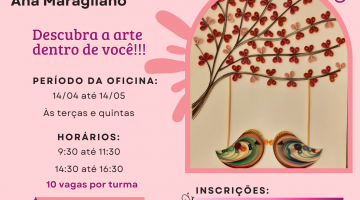 oficinal de quilling.#Paratodosverem