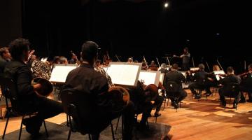 orquestra em ação #paratodosverem 
