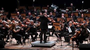 Orquestra Sinfônica de Santos. #Paratodosverem