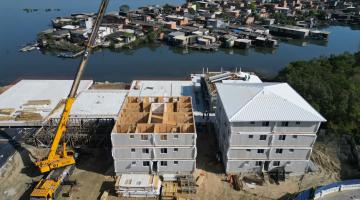 prédio em construção