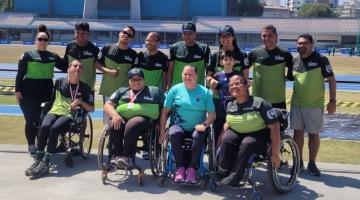 Equipe de paratletismo no Paresp. #Paratodosverem
