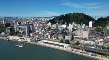 foto aérea do parque valongo #paratodosverem