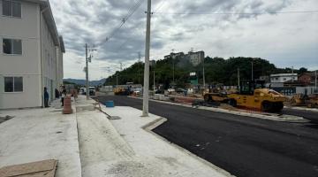 acesso já pavimentado #paratodosverem 