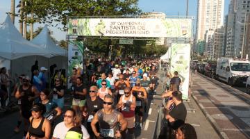 corredores em largada de prova #paratodosverem