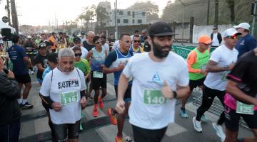 pessoas na largada da corrida #paratodosverem