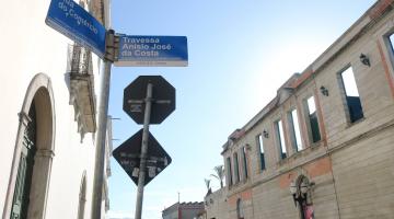 placa com o nome da rua #paratodosverem 