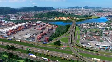 Futura ponte na entrada de Santos aliviará trânsito com ligação direta entre a ZN e Anchieta