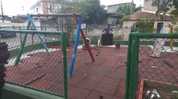 Sete praças da Zona Noroeste de Santos ganharão piso emborrachado até setembro