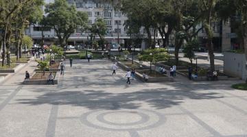 vista geral da praça mauá. #paratodosverem