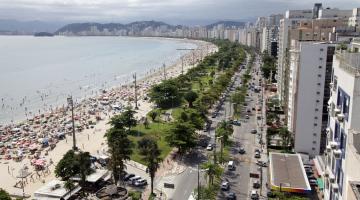 Quase 100% dos turistas em Santos recomendam a visita 