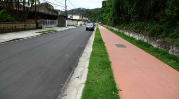 Reurbanização das ruas São Sebastião e Itanhaém está na etapa final