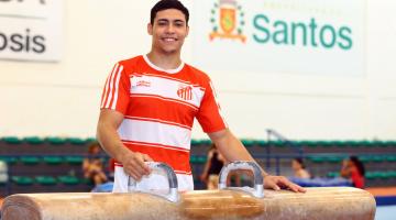 Atleta de Santos vai treinar com a seleção brasileira de ginástica artística