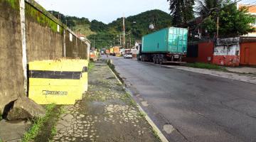 Nova entrada de Santos: prosseguem as obras para combater enchentes na Rua Ana Santos 